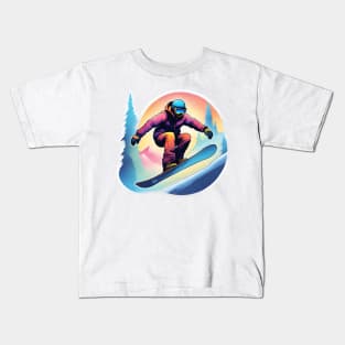 snowboarding Kids T-Shirt